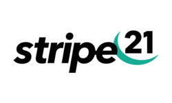 Stripe21 logo - white